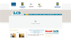 Desktop Screenshot of lcb.ro